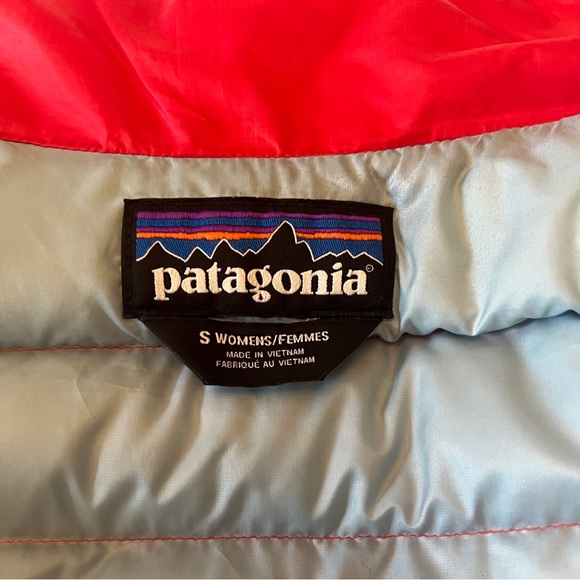 Authentic Patagonia women cherry red quilted vest - Picture 3 of 4
